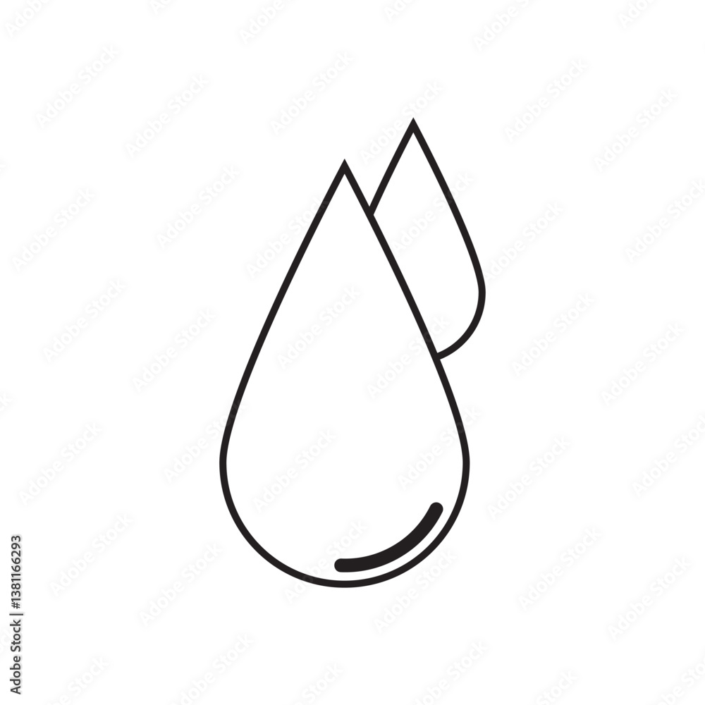 water drop icon logo vector design water drop icon logo vector design