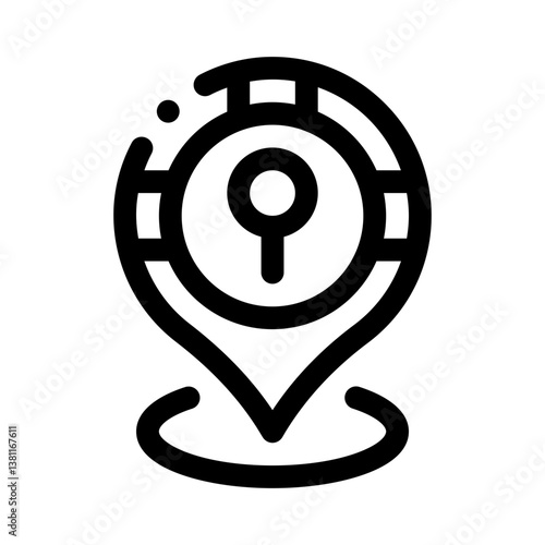 location line icon