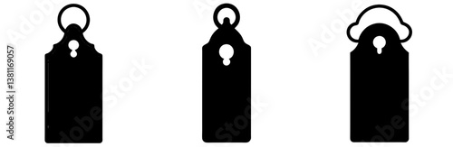  Door Hanger Silhouette Vector Art