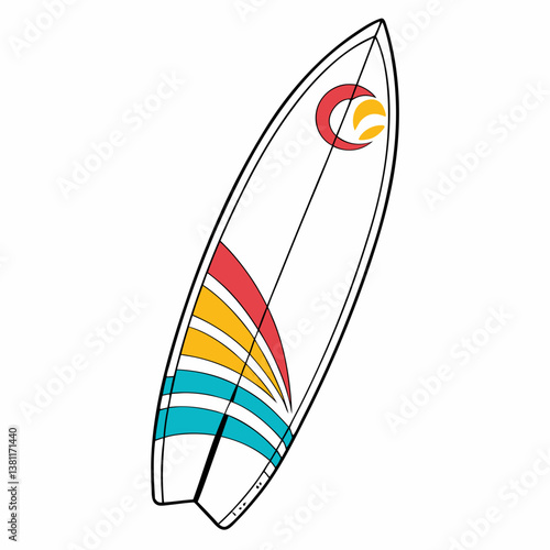 kite surfing vector