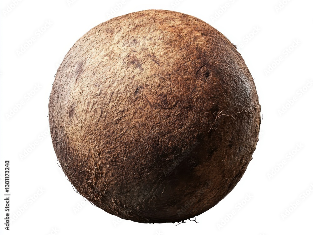 Fototapeta premium Detailed Brown and Beige Spherical Texture Close Up