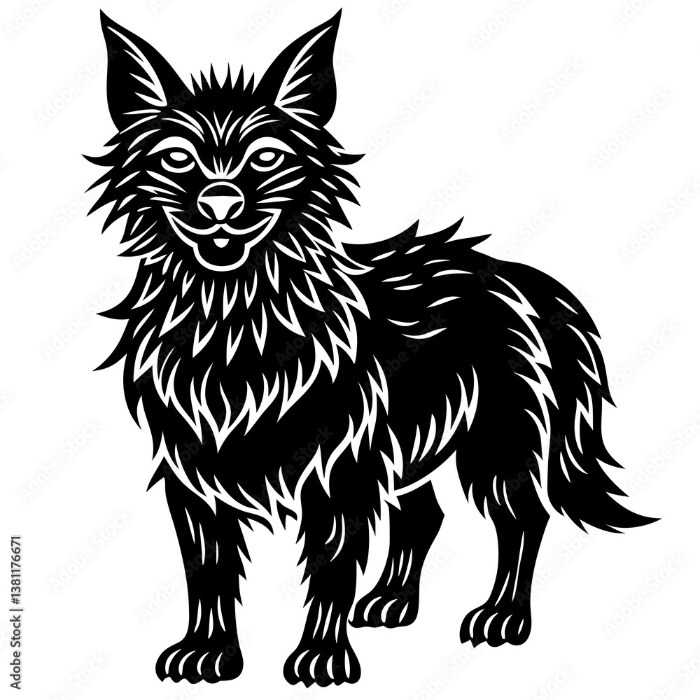vector illustration of a dog vector illustration of a dog