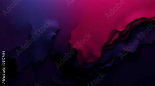 Abstract layered gradient drapes