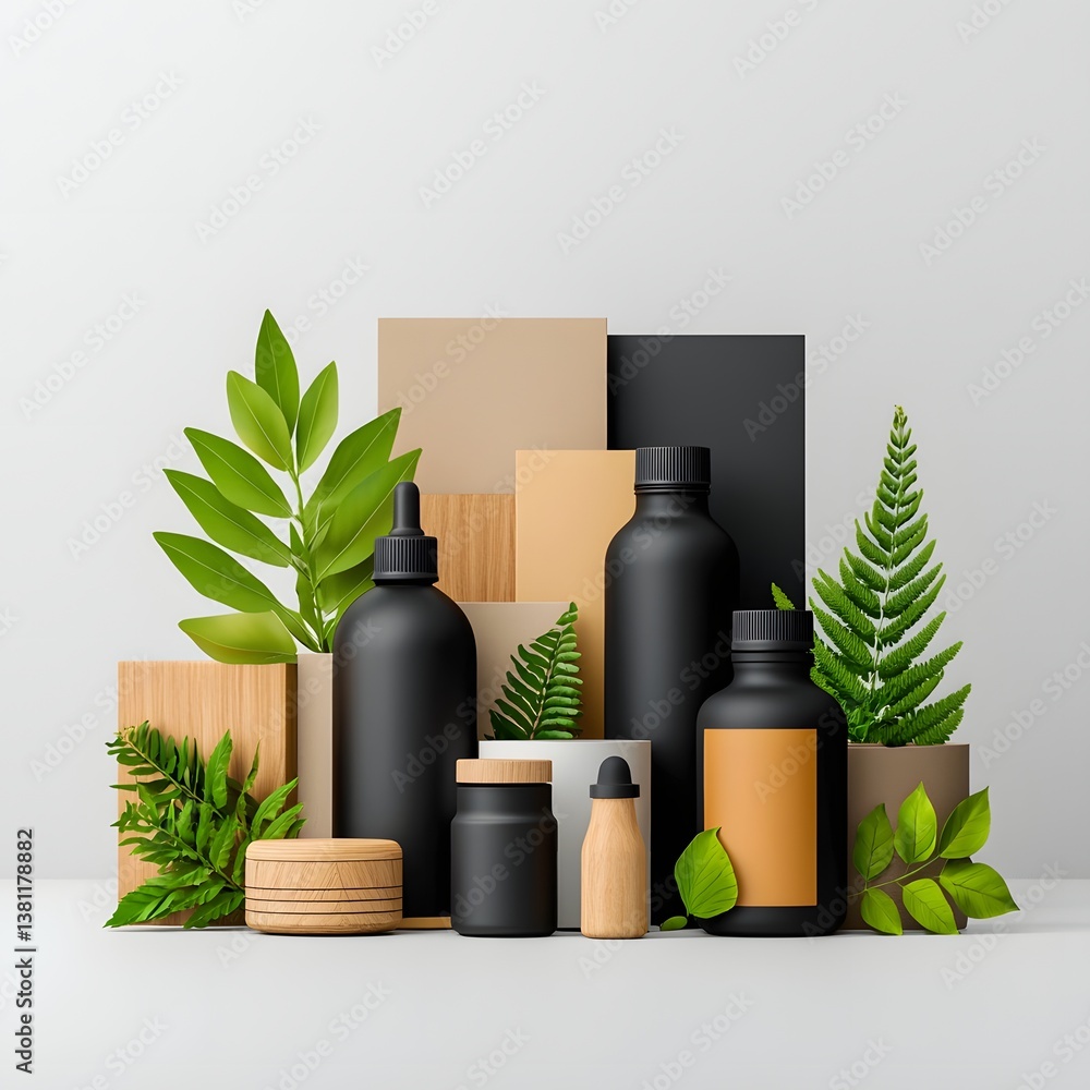 Sustainable packaging design with natural elements Sustainable packaging design with natural elements