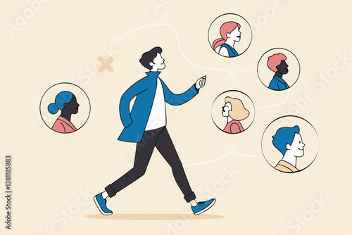 Reorganization or reorg to adjust, allocate resources, change team structure for efficiency, restructure organization, department and job roles concept, businessman ceo reorganize employee role chart.