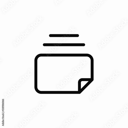 file stack icon sign vector
