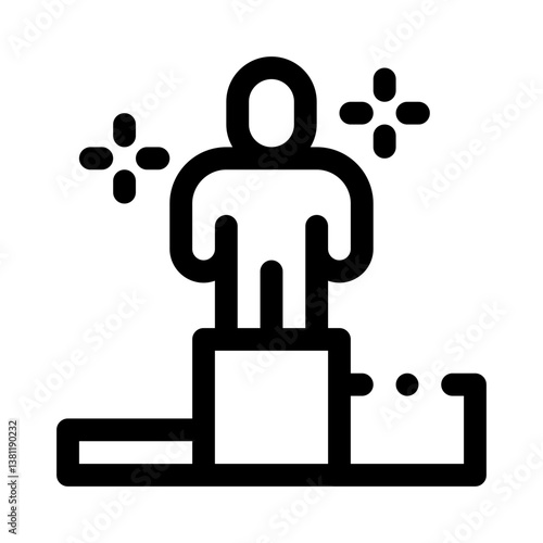 leaderboard line icon