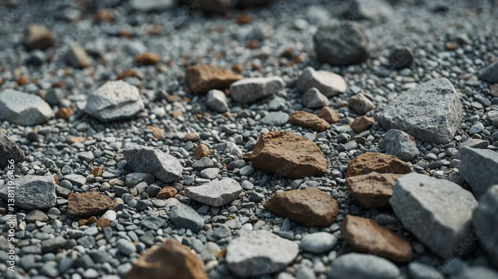Fragment gray white gravel texture backdrop. Irregularly sized broken stones, shape and texture, for road surface. Fragment gray white gravel texture backdrop. Irregularly sized broken stones, shape and texture, for road surface.