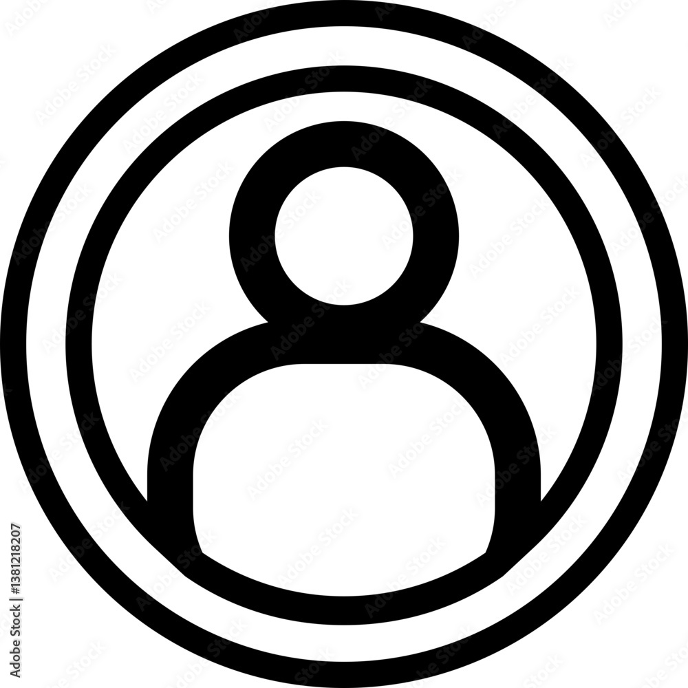 User profile icon set. Person representing a user profile or avatar vector design User profile icon set. Person representing a user profile or avatar vector design