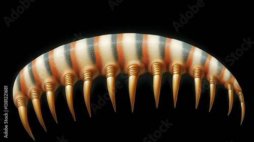 Glistening claws adorned with golden chain resting against a striking black backdrop evoke a sense of power and elegance