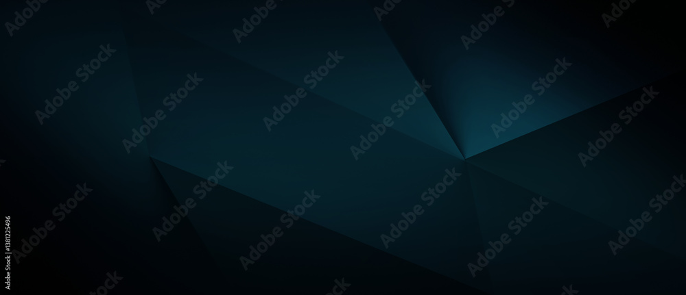 Obraz premium Dark cyan color abstract background for wide banner