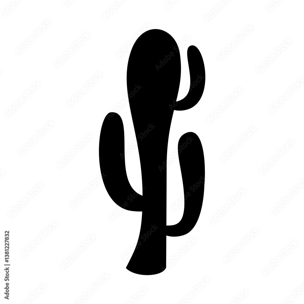 Obraz premium cactus silhouette