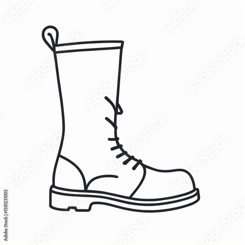 Industrial boot icon
