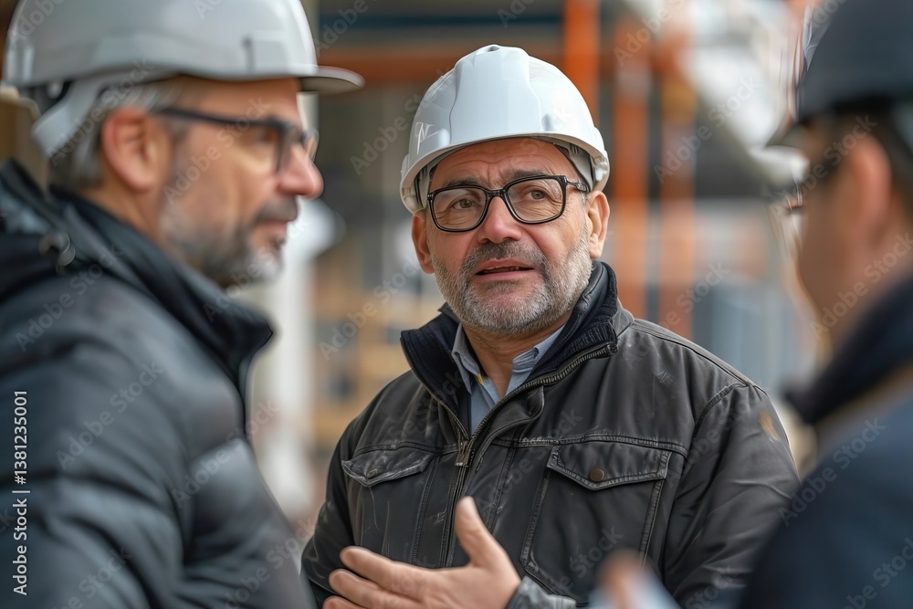 Professionals Engage in Discussion on Future Building Project. Professionals Engage in Discussion on Future Building Project.