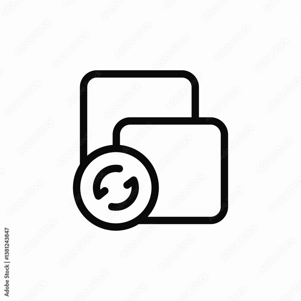 application platform sync icon sign vector application platform sync icon sign vector