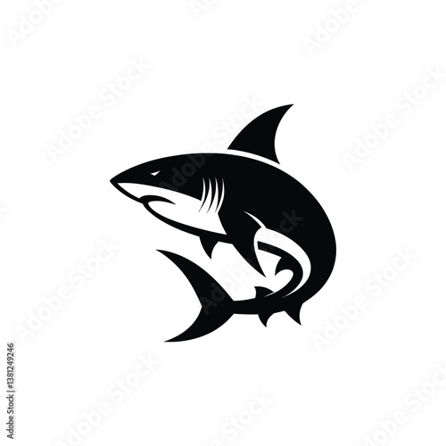 Wallpaper Mural shark vector illustration Torontodigital.ca