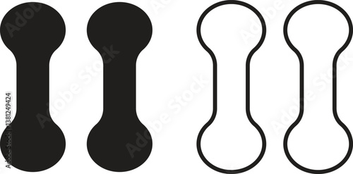 Exercise tool Weight Loss Icon sports equipment, exercise machines