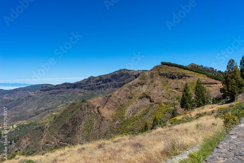 Mountains and valleys of Gran Canaria island, Spain