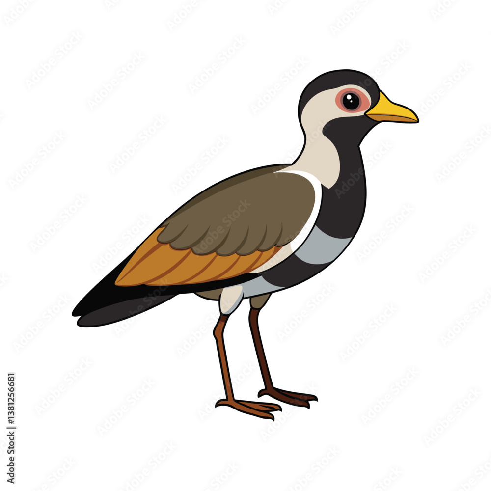 Obraz premium Vibrant Andean Lapwing Artwork