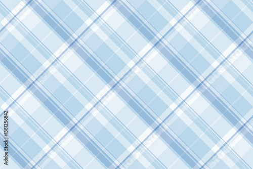 Irish pattern check tartan, diwali plaid seamless background. Front textile vector texture fabric in light and cyan colors.