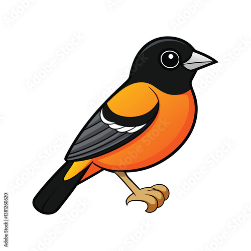  Vivid Baltimore Oriole Bird Design