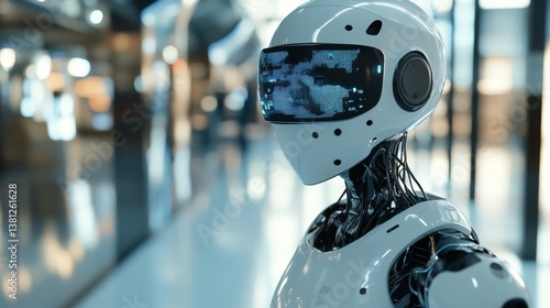 Obraz na płótnie Artificial Intelligence, AI, machine learning, data analysis, predictive modeling, robotics, automation, AI technology, AI development, AI applications, AI growth, virtual reality glasses w salonie