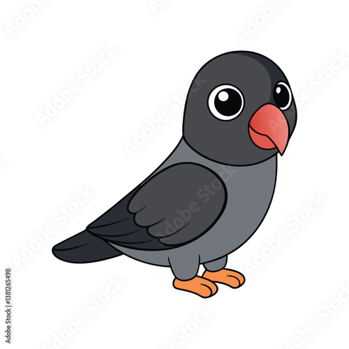  Vivid Black-Cheeked Lovebird Bird Representation