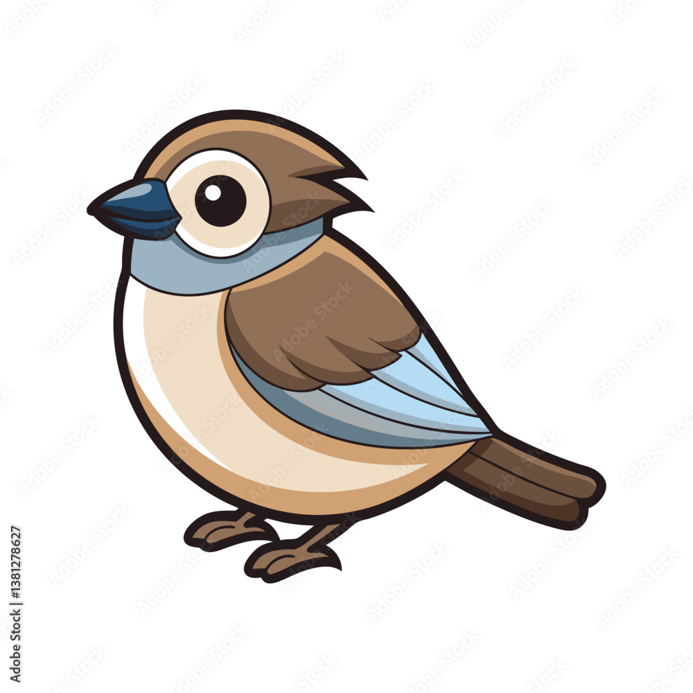 Obraz premium Charming Carolina Chickadee Bird Artwork