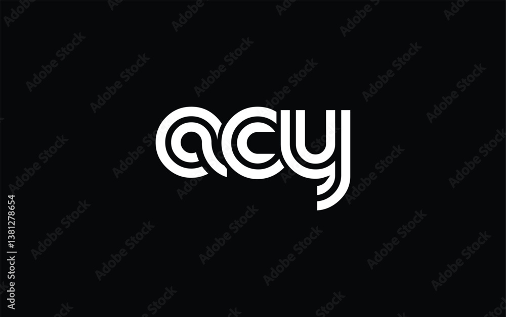 ACY Creative Unique Modern Letter Logo Design. Stylized logo featuring a unique letter design, presenting abstract minimalist aesthetics and modern appeal. ACY Creative Unique Modern Letter Logo Design. Stylized logo featuring a unique letter design, presenting abstract minimalist aesthetics and modern appeal.