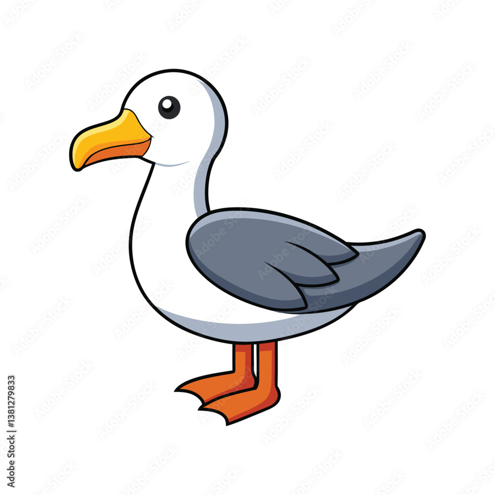 Obraz premium Charming Chatham Albatross Bird Design