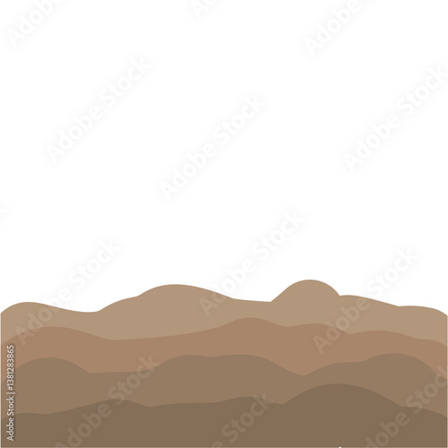 brown clouds illustration