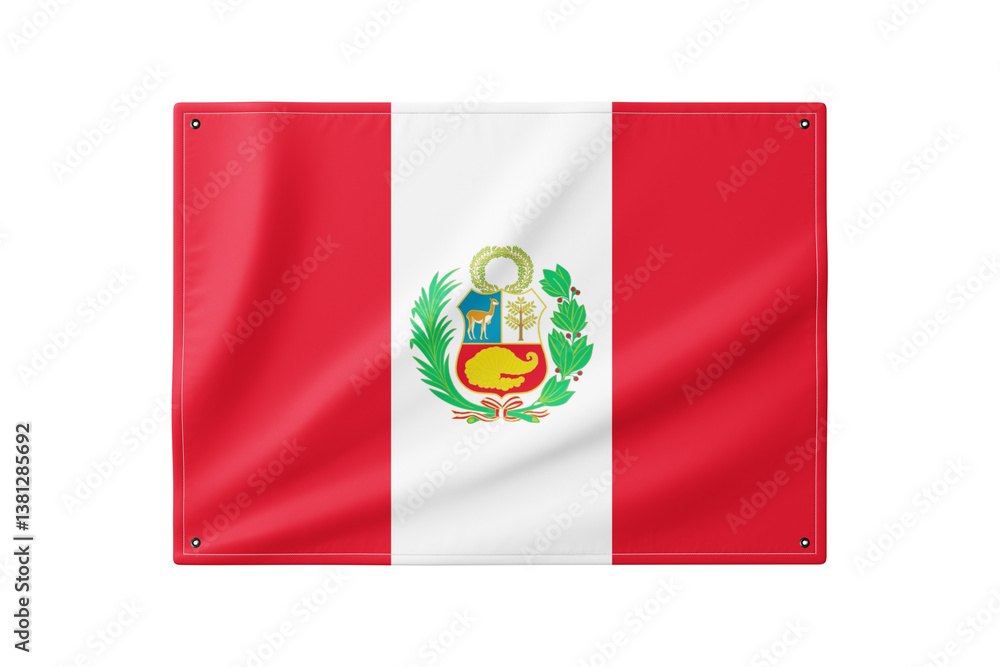 Fototapeta premium Flag of Peru