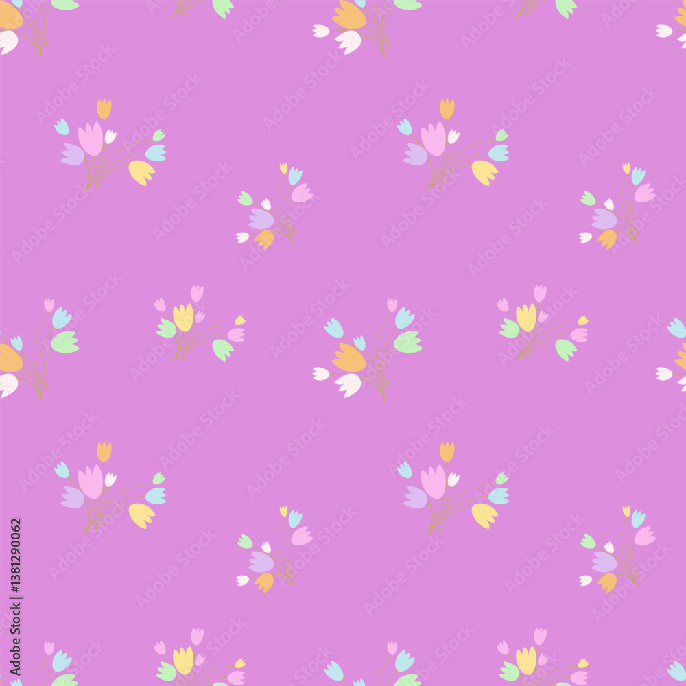 Seamless abstract pattern with colorful, bright flowers. Patterns in bright, fresh, spring colors. Abstract seamless pattern with hand drawn vintage groovy daisy flowers. Seamless abstract pattern with colorful, bright flowers. Patterns in bright, fresh, spring colors. Abstract seamless pattern with hand drawn vintage groovy daisy flowers.