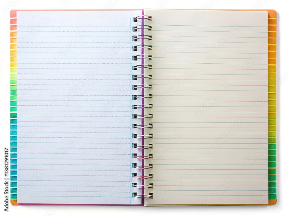 Notebook Paper Mockup for Design Inspiration Notebook Paper Mockup for Design Inspiration