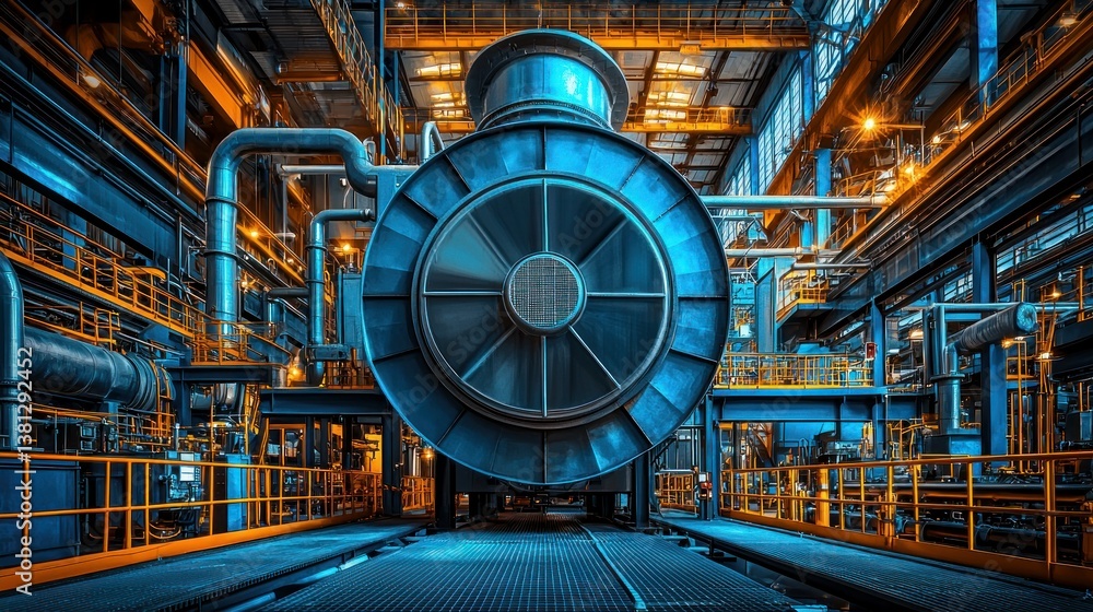 Obraz premium Industrial Power Generator