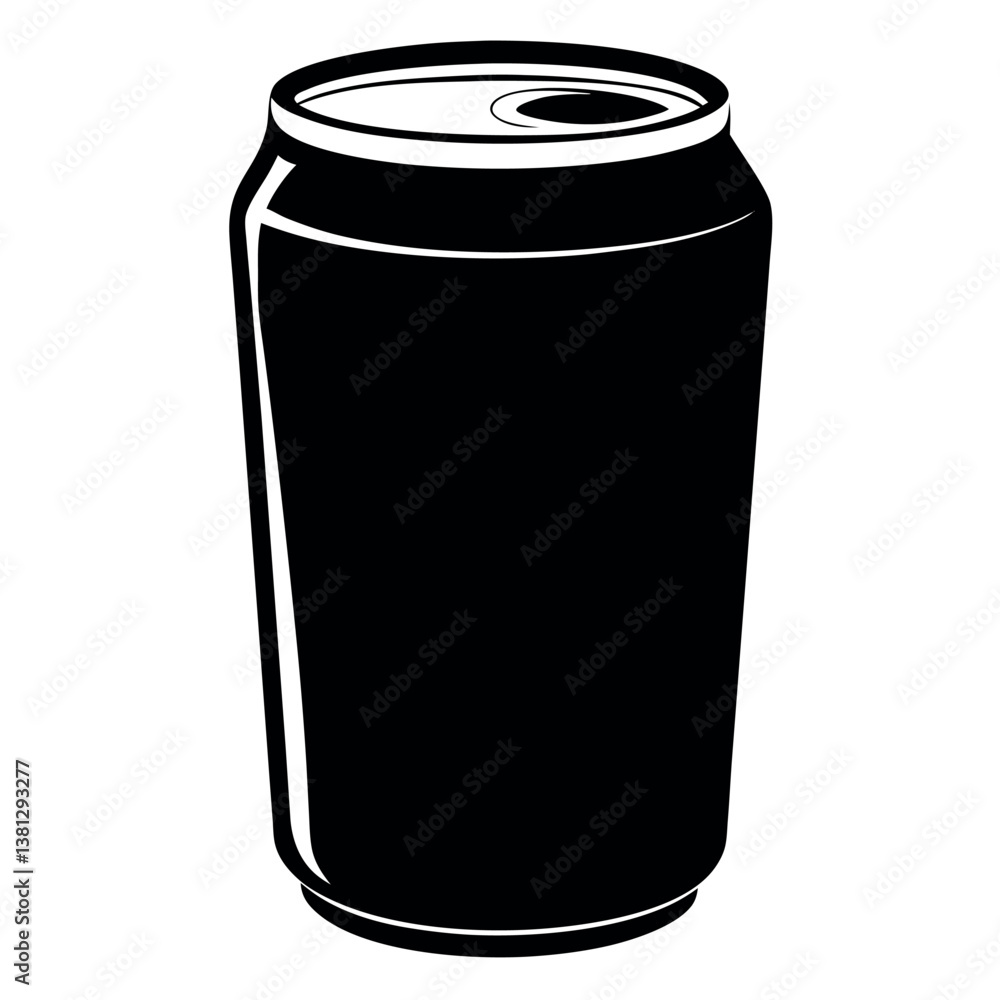 Soda cola silhouette-illustration. Soda cola silhouette-illustration.