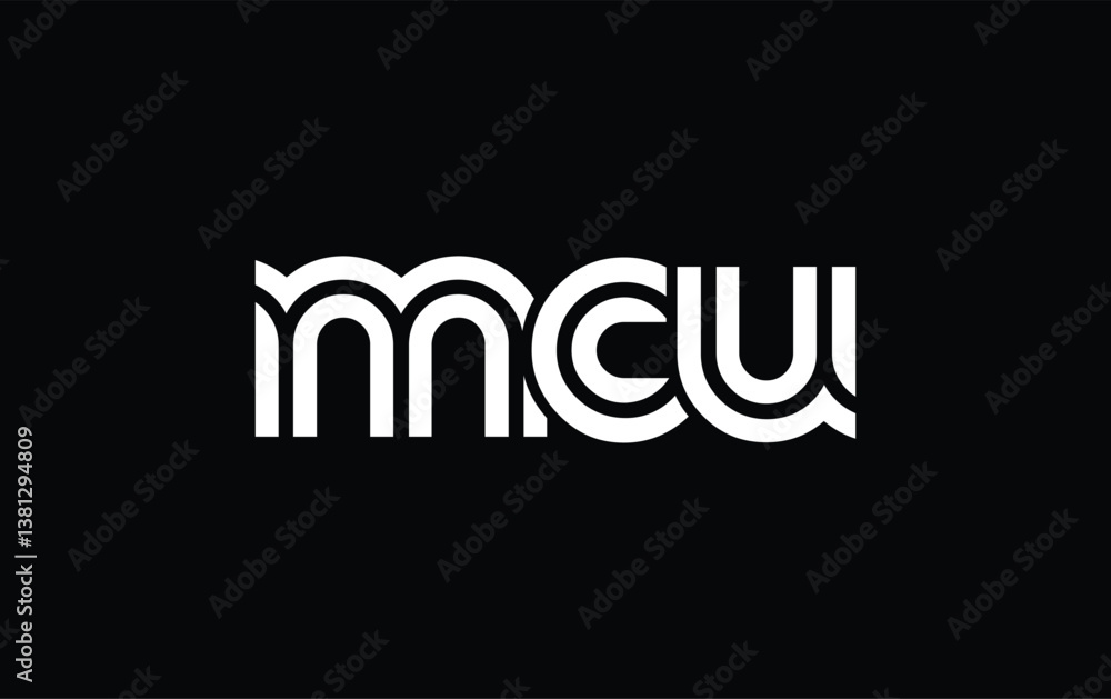 MCU Creative Unique Modern Letter Logo Design. Stylized logo featuring a unique letter design, presenting abstract minimalist aesthetics and modern appeal. MCU Creative Unique Modern Letter Logo Design. Stylized logo featuring a unique letter design, presenting abstract minimalist aesthetics and modern appeal.