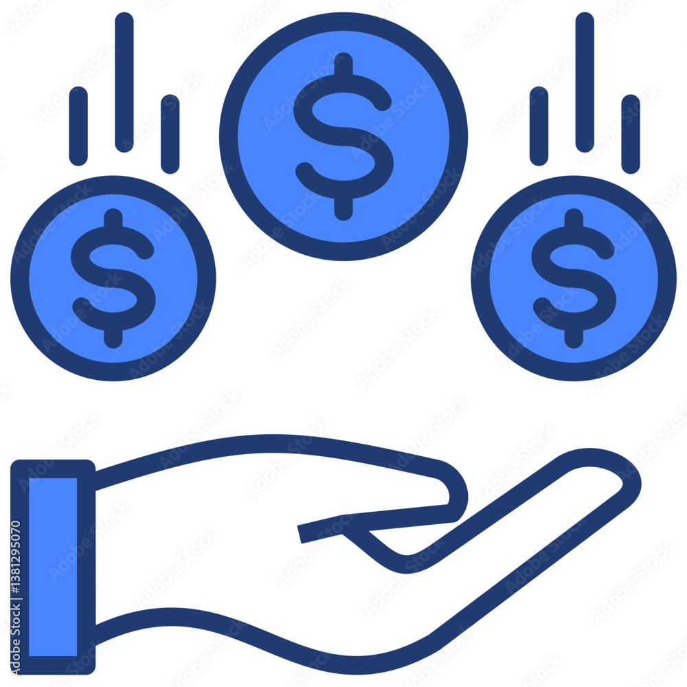 Obraz premium Income Icon