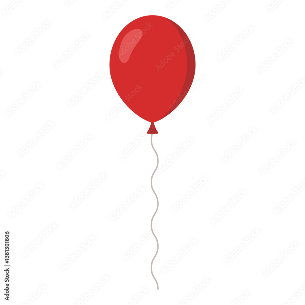 Fototapeta premium Balloon icon isolated on white background