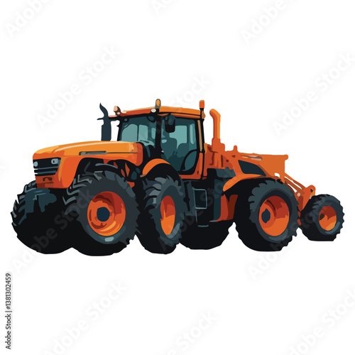 tractor vector illustration design image