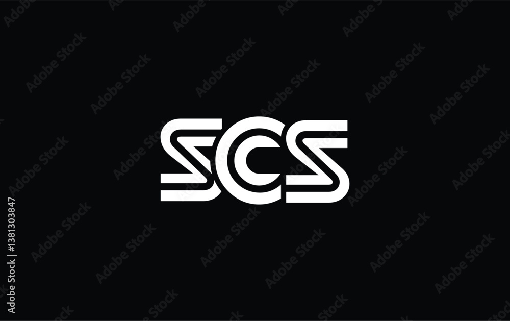 SCS Creative Unique Modern Letter Logo Design. Stylized logo featuring a unique letter design, presenting abstract minimalist aesthetics and modern appeal. SCS Creative Unique Modern Letter Logo Design. Stylized logo featuring a unique letter design, presenting abstract minimalist aesthetics and modern appeal.