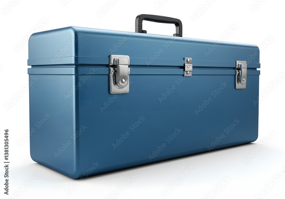 blue toolbox secure storage case blue toolbox secure storage case