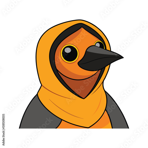  Vivid Hooded Oriole Bird Design