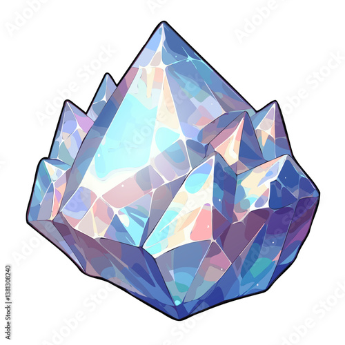 Moonstone Opal Crystal Sharp