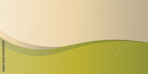 Curved Header and Footer Element. Vector EPS 10