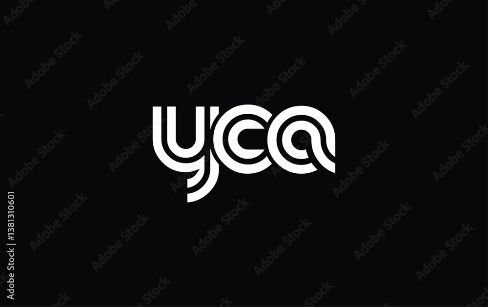 YCA Creative Unique Modern Letter Logo Design. Stylized logo featuring a unique letter design, presenting abstract minimalist aesthetics and modern appeal. YCA Creative Unique Modern Letter Logo Design. Stylized logo featuring a unique letter design, presenting abstract minimalist aesthetics and modern appeal.