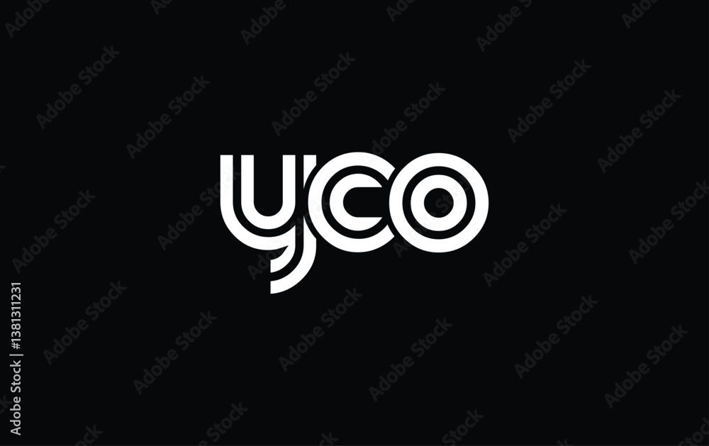 YCO Creative Unique Modern Letter Logo Design. Stylized logo featuring a unique letter design, presenting abstract minimalist aesthetics and modern appeal. YCO Creative Unique Modern Letter Logo Design. Stylized logo featuring a unique letter design, presenting abstract minimalist aesthetics and modern appeal.