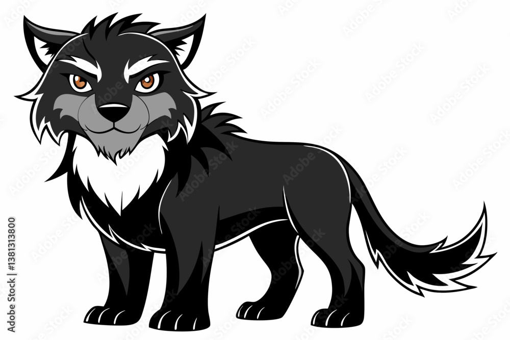 Obraz premium coloring page black vector