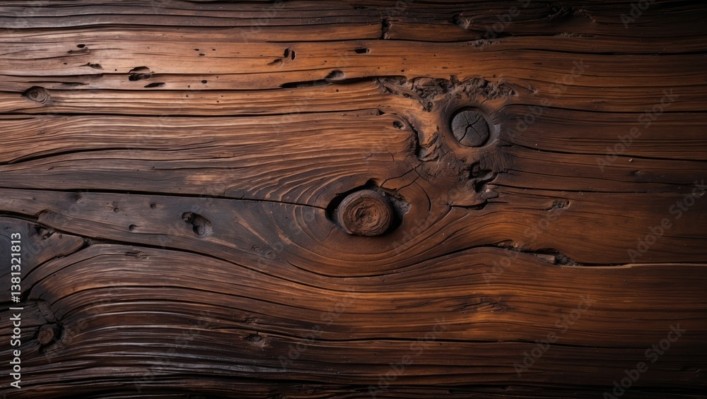 Naklejka premium Rustic wood texture used as a background. Light surface with a pattern.