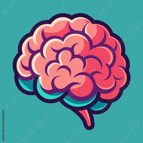 brain, human, illustration, vector, anatomy, mind, head, art, medical, intelligence, design, flower, science, organ, neurology, think, medicine, psychology, cerebellum, wisdom, decoration, 3d, pattern
